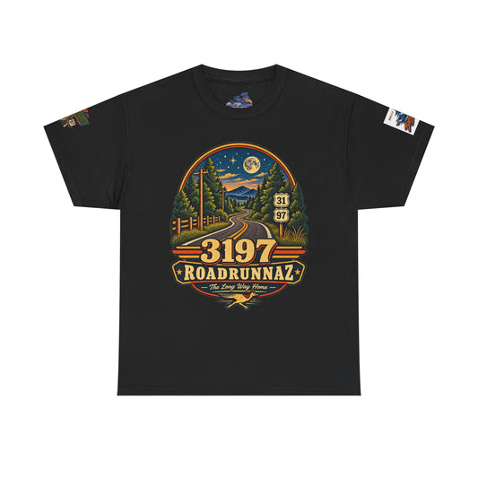 '3197 Roadrunnaz: The Long Way Home' Scenic Road Vintage Graphic Tee