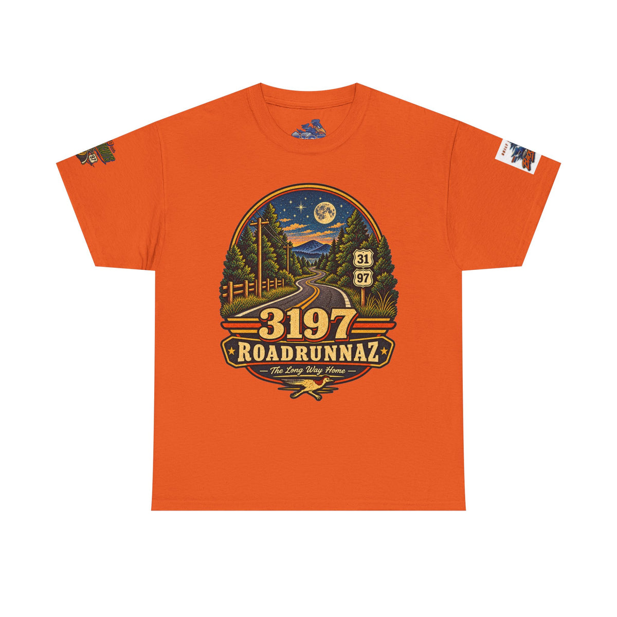 '3197 Roadrunnaz: The Long Way Home' Scenic Road Vintage Graphic Tee