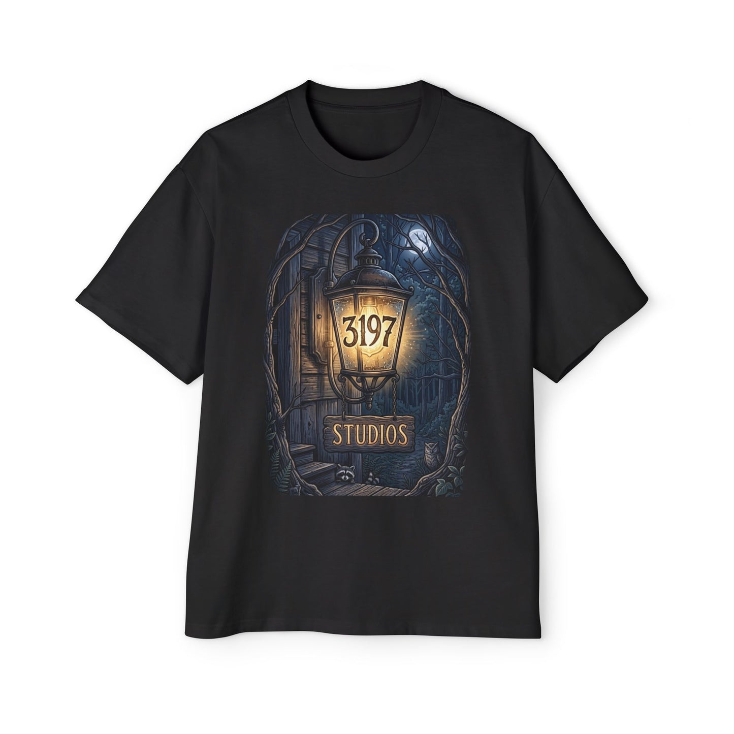 3197 Studios x MysteryMan Haunted Lantern Graphic Tee