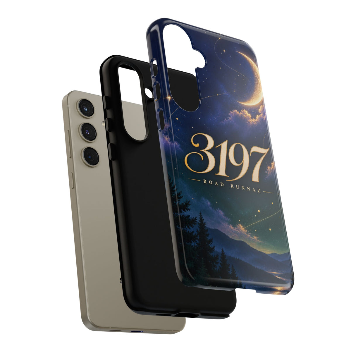 Phone Case - 3197 Road Runnaz' Moonlit Night Sky Protective Case