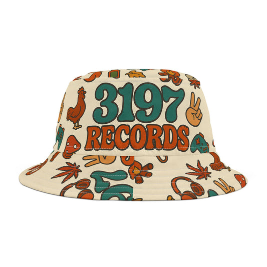3197 Record Hippie Bucket Hat