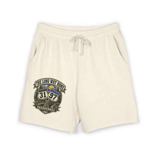 Roadtrip Sweat Shorts — '3197' Vintage Adventure Fleece