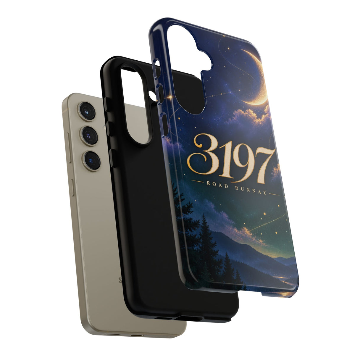 Phone Case - 3197 Road Runnaz' Moonlit Night Sky Protective Case