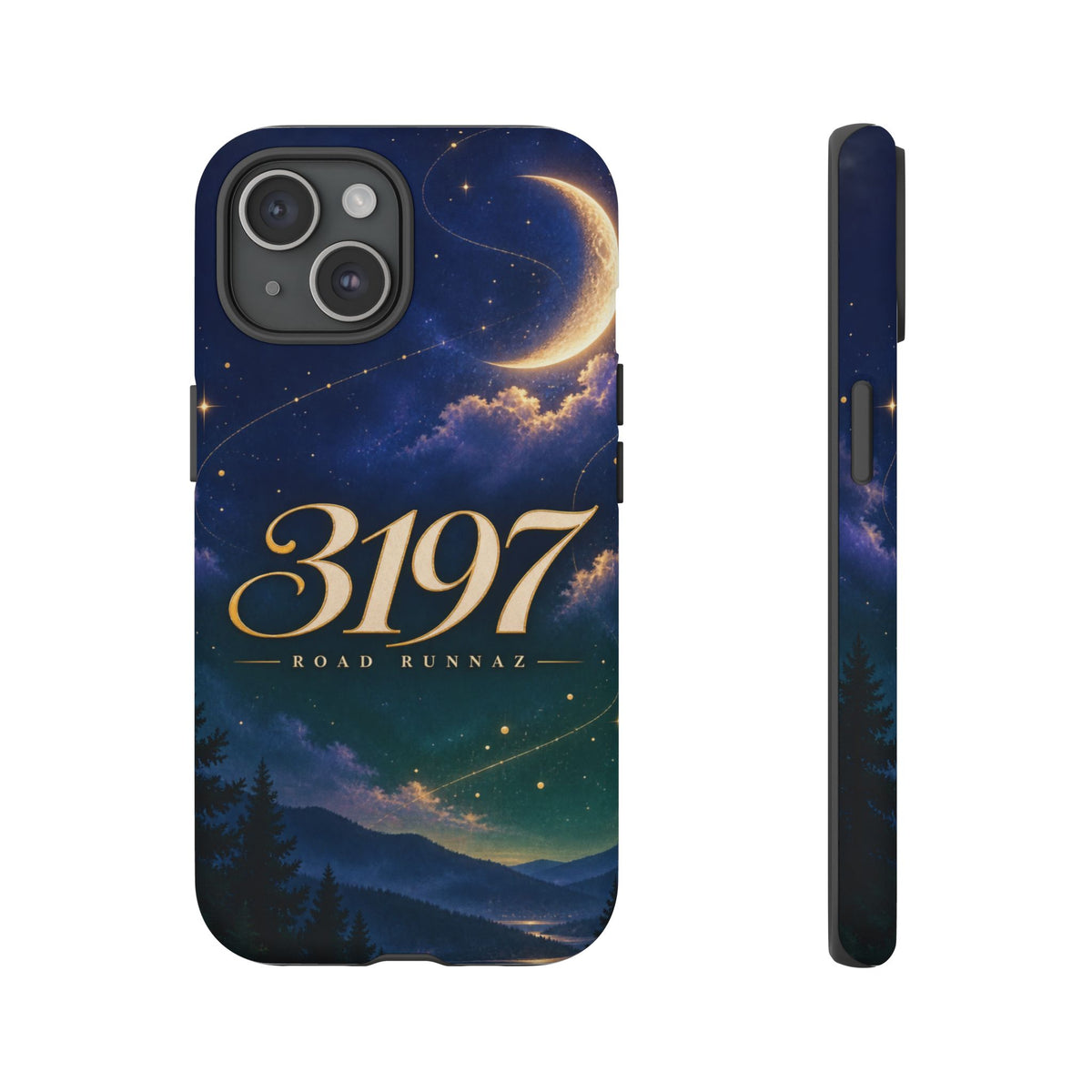 Phone Case - 3197 Road Runnaz' Moonlit Night Sky Protective Case