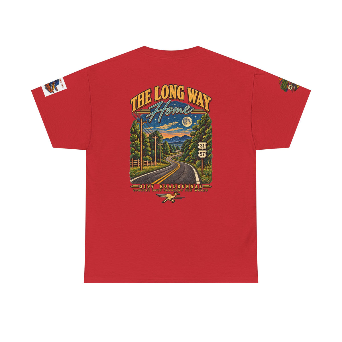 '3197 Roadrunnaz: The Long Way Home' Scenic Road Vintage Graphic Tee