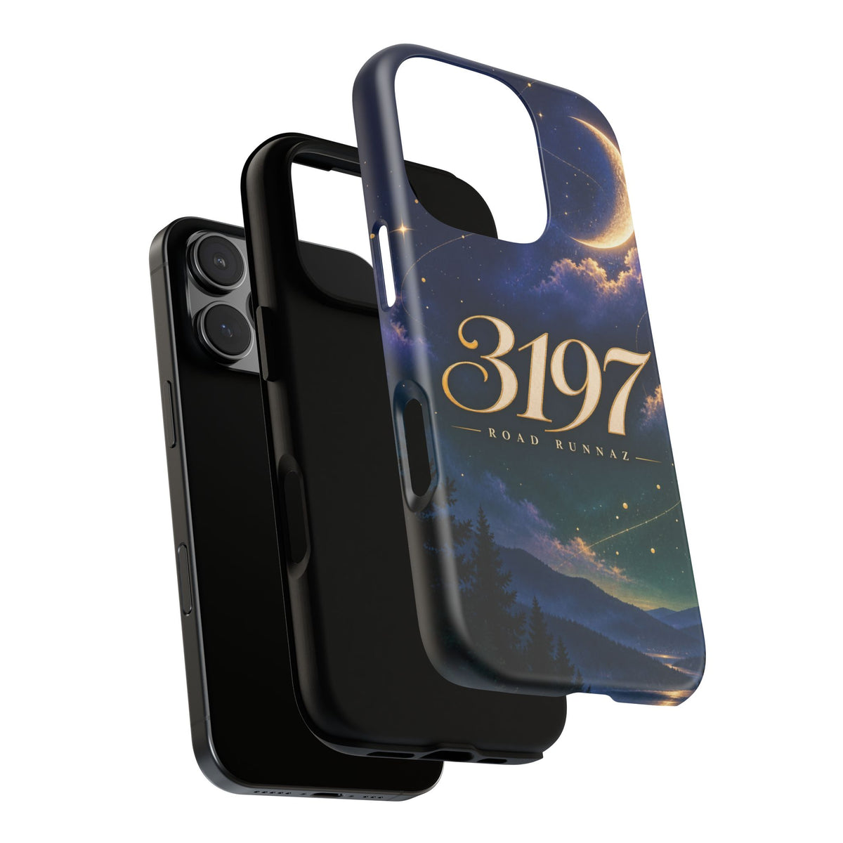 Phone Case - 3197 Road Runnaz' Moonlit Night Sky Protective Case