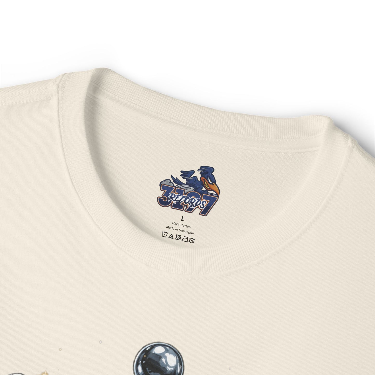 Street Sign Graphic Tee — '3197'  Oversized T‑Shirt