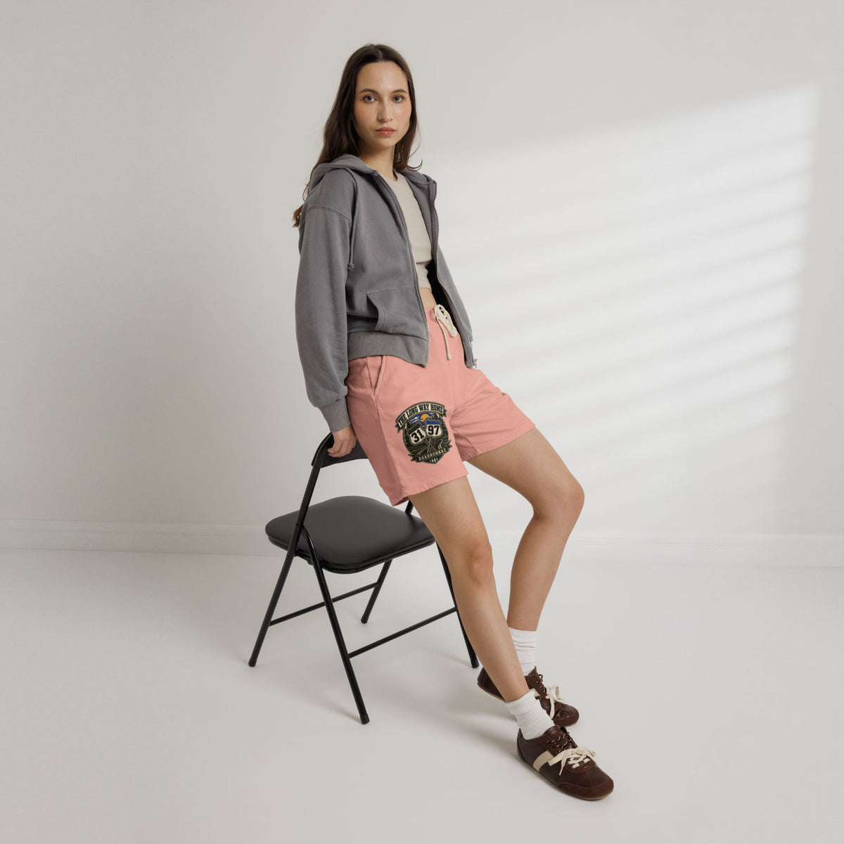 Roadtrip Sweat Shorts — '3197' Vintage Adventure Fleece