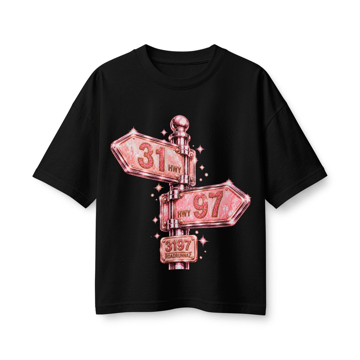 3197  Women's Dice Pink Retro Tee