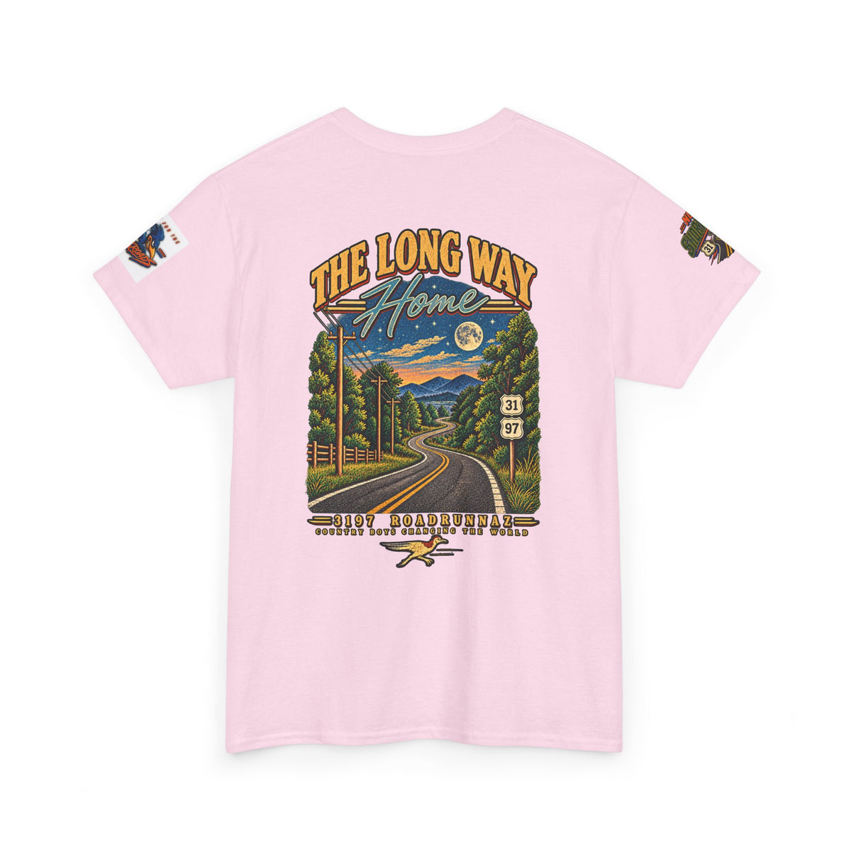 '3197 Roadrunnaz: The Long Way Home' Scenic Road Vintage Graphic Tee