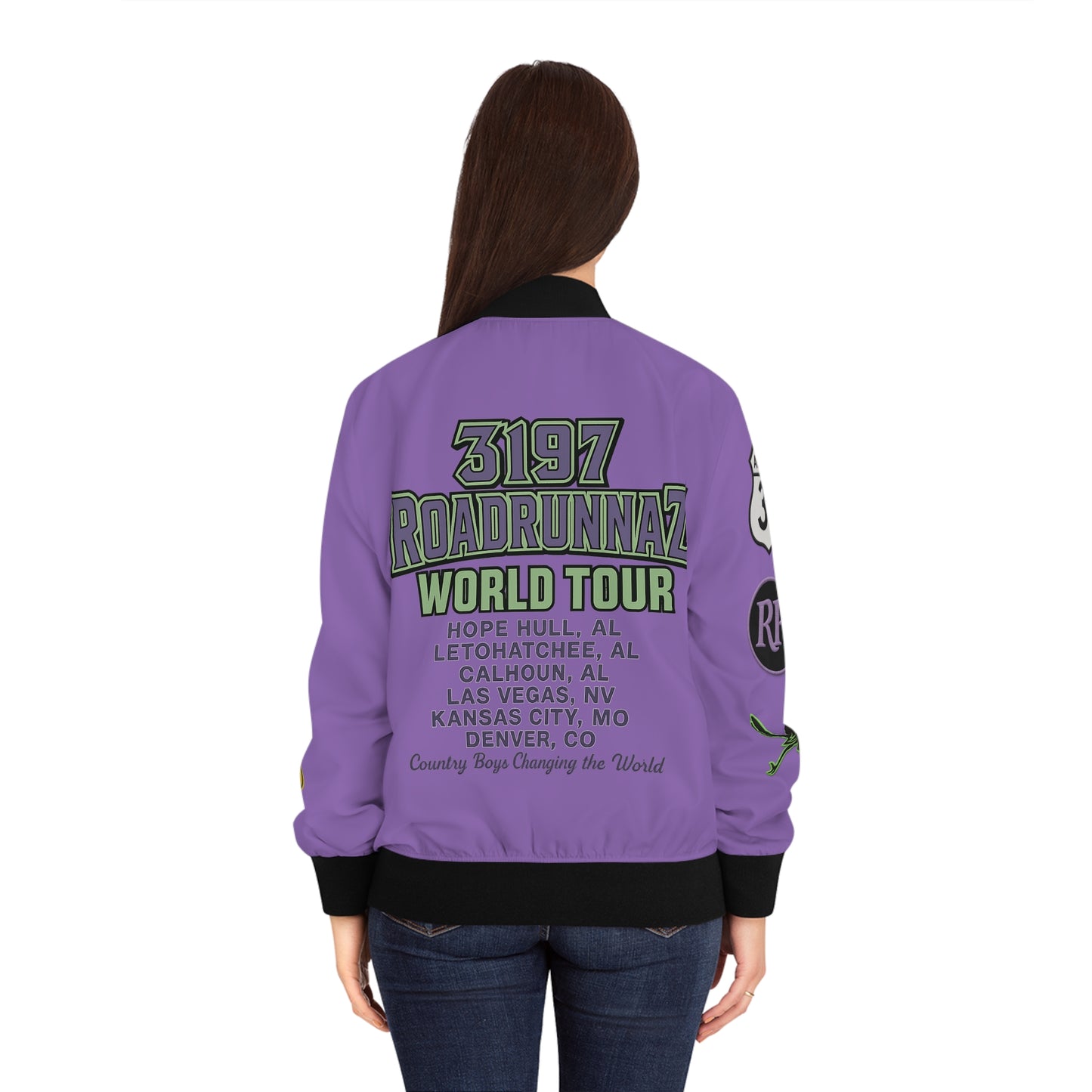 Women's 3197 Roadrunnaz World Tour Bomber Jacket