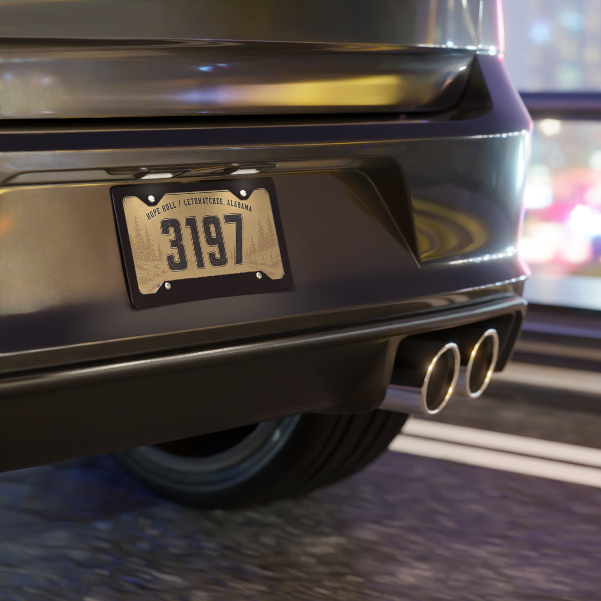 Vintage Roadrunnaz Vanity Plate