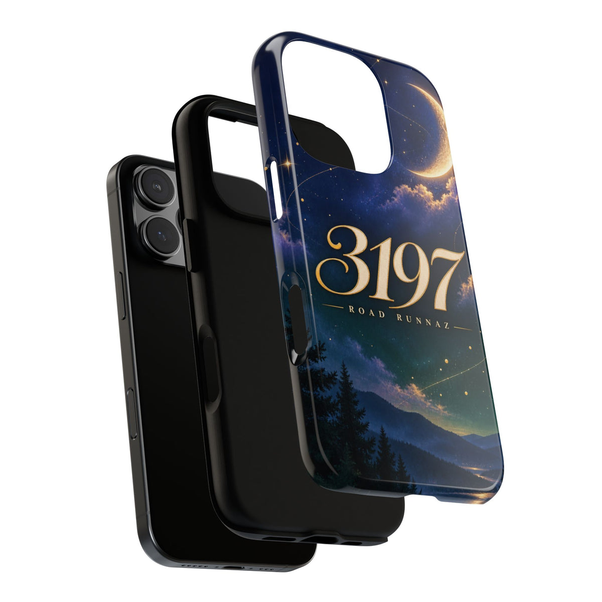 Phone Case - 3197 Road Runnaz' Moonlit Night Sky Protective Case