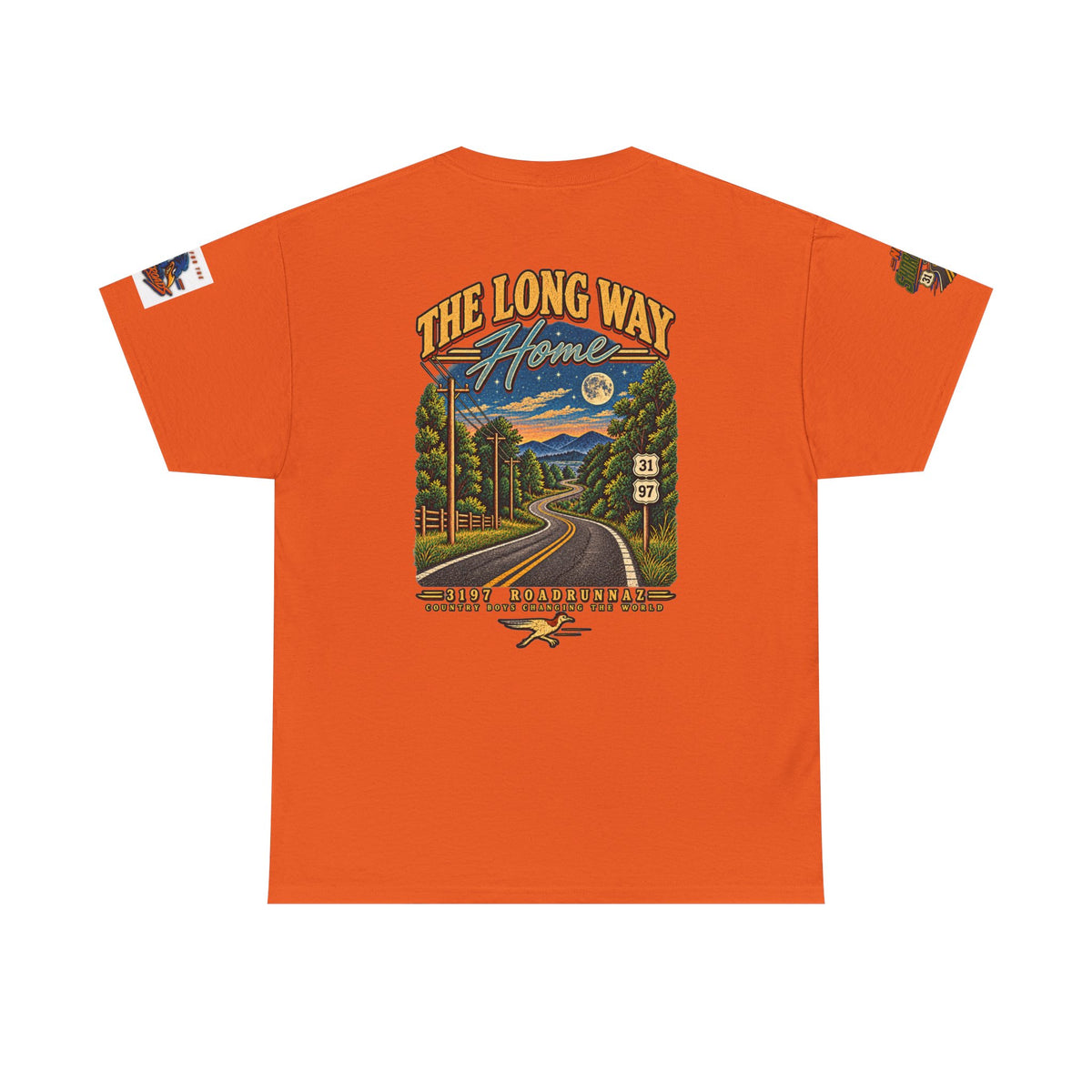 '3197 Roadrunnaz: The Long Way Home' Scenic Road Vintage Graphic Tee