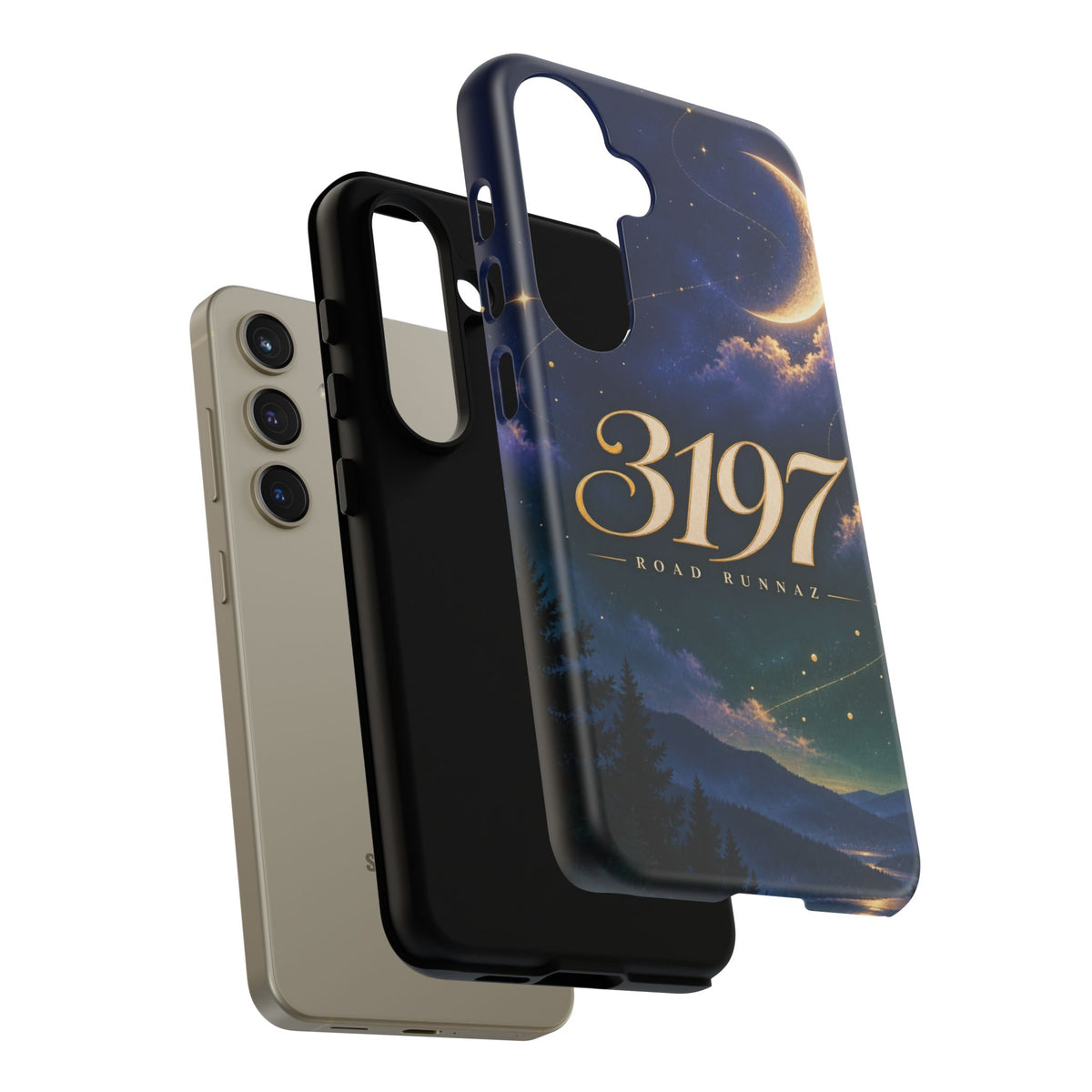 Phone Case - 3197 Road Runnaz' Moonlit Night Sky Protective Case