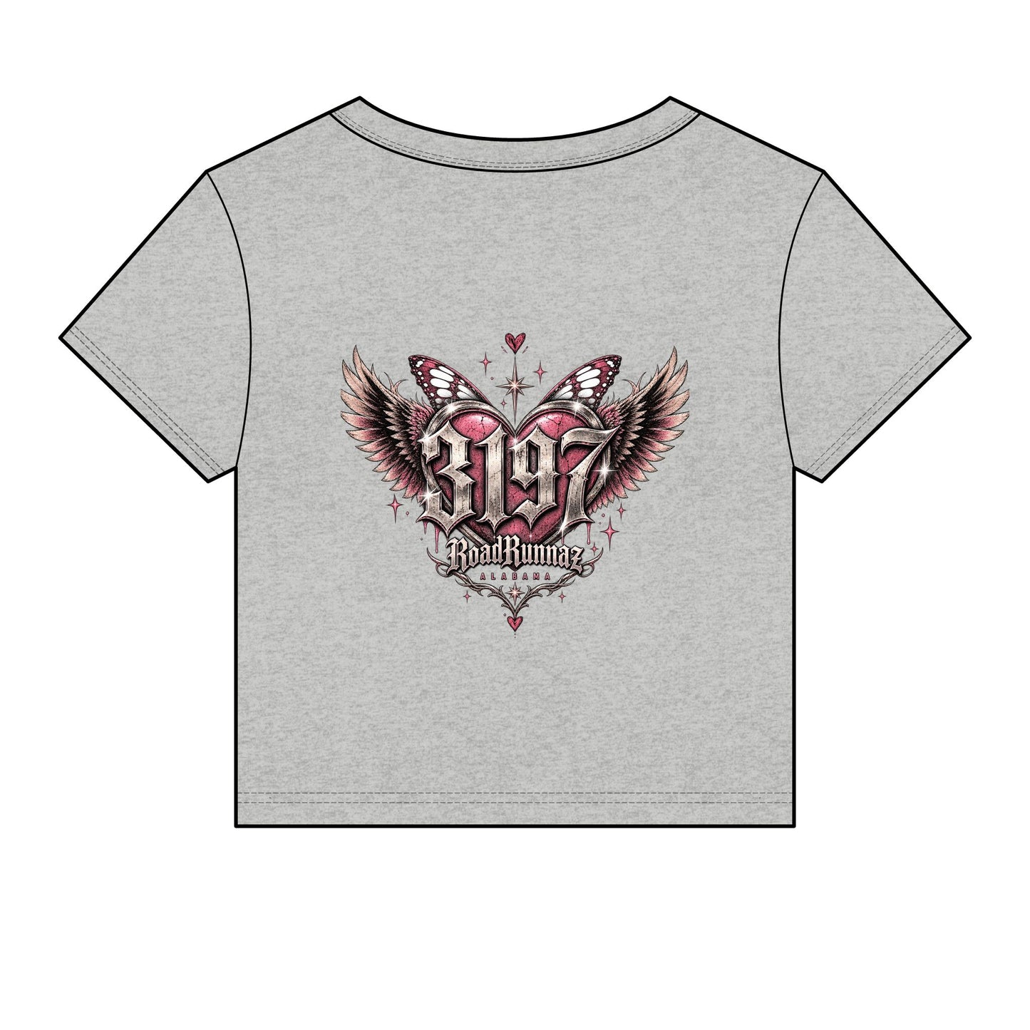'Pretty Girls Take Backroads' Crop Top Tee