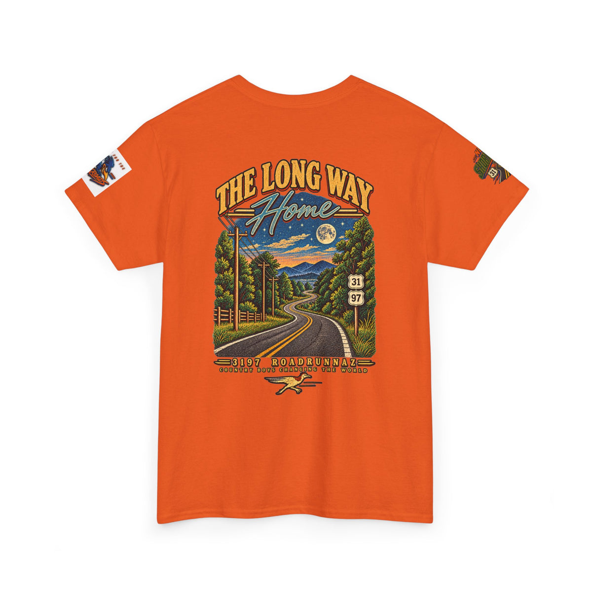 '3197 Roadrunnaz: The Long Way Home' Scenic Road Vintage Graphic Tee