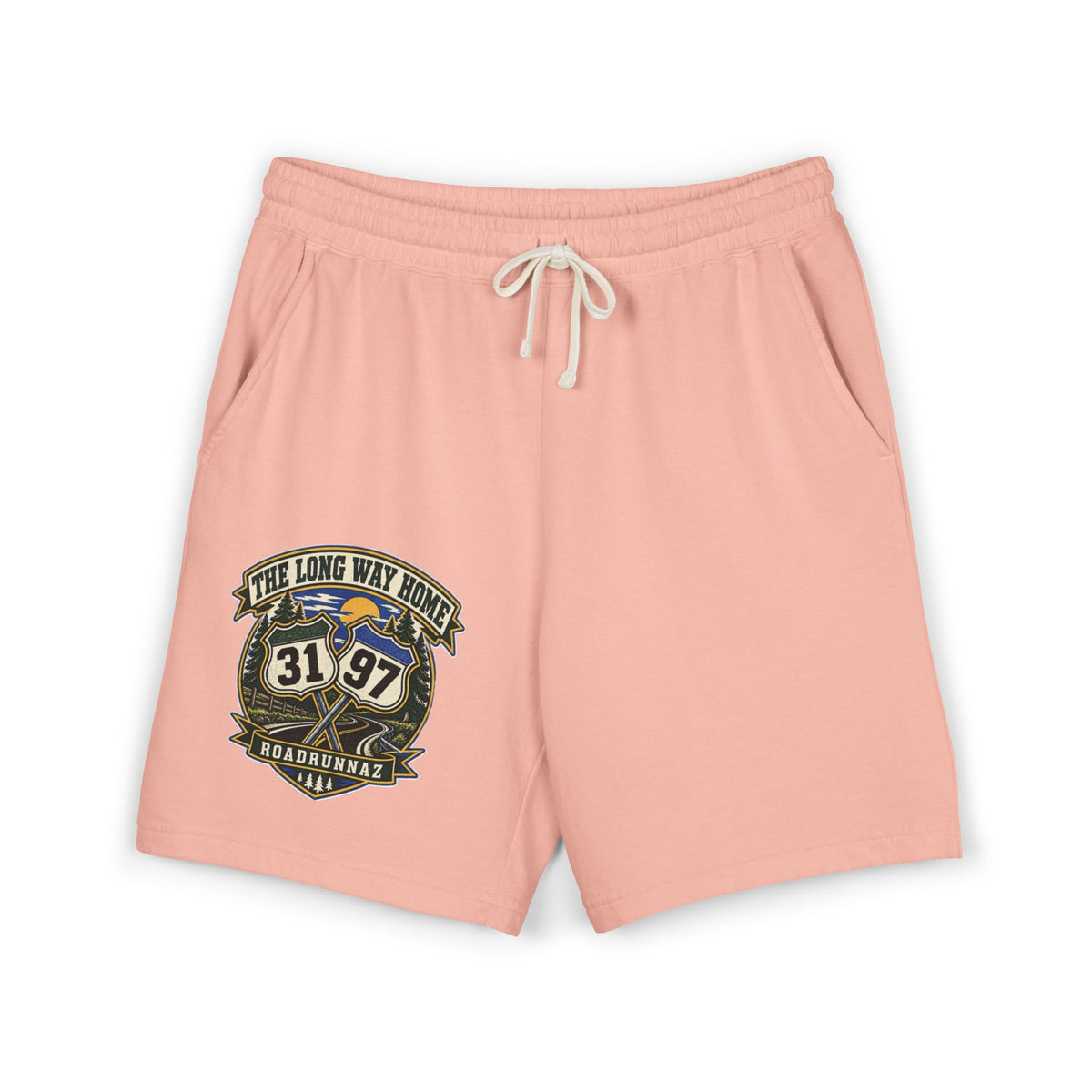 Roadtrip Sweat Shorts — '3197' Vintage Adventure Fleece