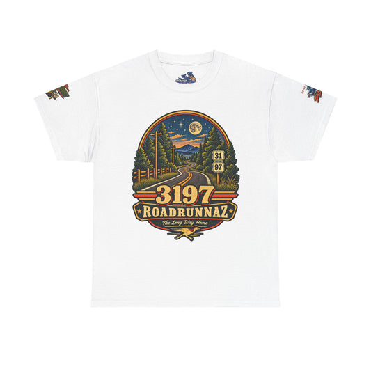 '3197 Roadrunnaz: The Long Way Home' Scenic Road Vintage Graphic Tee