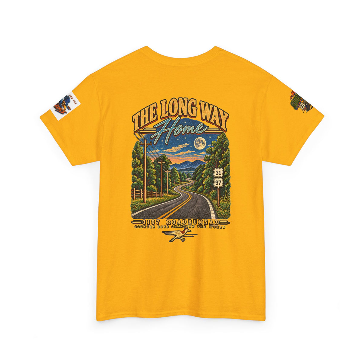 '3197 Roadrunnaz: The Long Way Home' Scenic Road Vintage Graphic Tee
