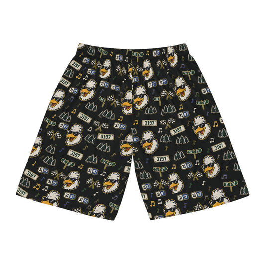 3197 "Chicken Talk" Basketball Shorts