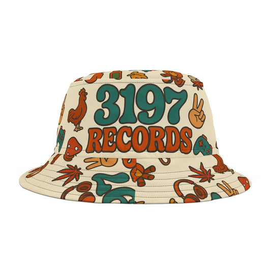 3197 Record Hippie Bucket Hat