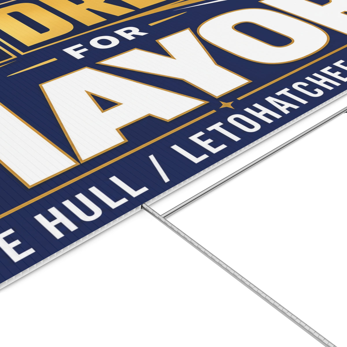 Dre Dreezy for Mayor Lawn Sign