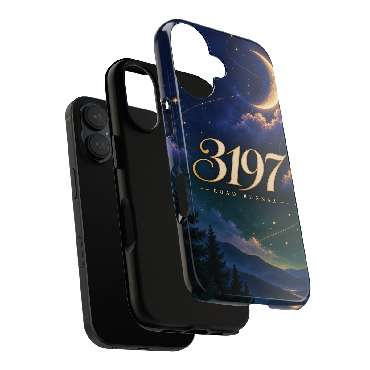 Phone Case - 3197 Road Runnaz' Moonlit Night Sky Protective Case