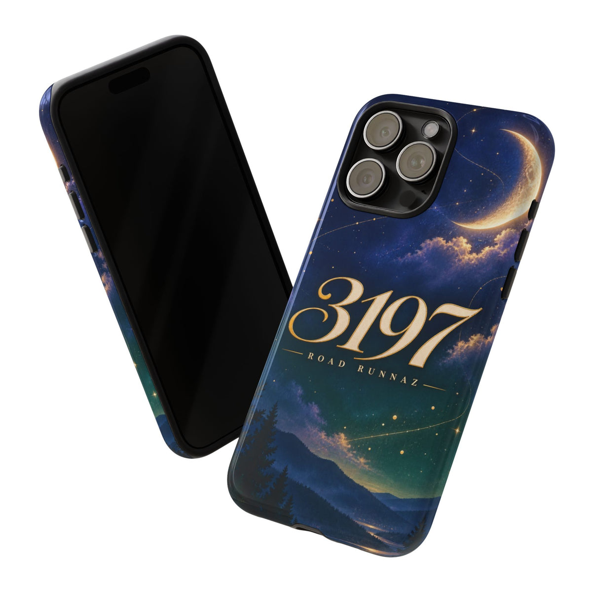 Phone Case - 3197 Road Runnaz' Moonlit Night Sky Protective Case